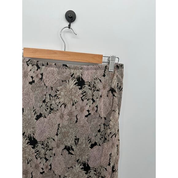 B. Moss Y2K Midi Skirt Some 6 Floral Fairy Ruffle Whimsigoth Grunge Dainty - Picture 4 of 6